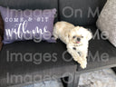 Tee – Playful Pup (Unisex V-Neck)