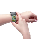 Nature Victoria Petunias Apple Watch Band - images on me