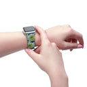 Nature Victoria Petunias Apple Watch Band - images on me