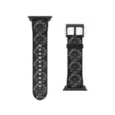 Vibe: Victoria Island Dahlia Monochrome Charm Apple Watch Band - images on me