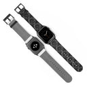 Vibe: Victoria Island Dahlia Monochrome Charm Apple Watch Band - images on me