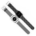 Vibe: Victoria Island Dahlia Monochrome Charm Apple Watch Band - images on me