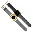 Vibe: Victoria Island Dahlia Monochrome Charm Apple Watch Band - images on me