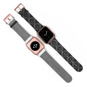 Vibe: Victoria Island Dahlia Monochrome Charm Apple Watch Band - images on me