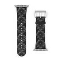 Vibe: Victoria Island Dahlia Monochrome Charm Apple Watch Band - images on me