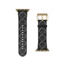 Vibe: Victoria Island Dahlia Monochrome Charm Apple Watch Band - images on me