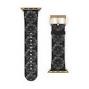 Vibe: Victoria Island Dahlia Monochrome Charm Apple Watch Band - images on me