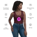 Nature: Victoria Island Dahlia Crop Top