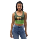 God's Creatures: Highland Cattle Crop Top