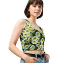 Nature: Victoria Island Petunias Crop Top