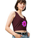 Nature: Victoria Island Dahlia Crop Top