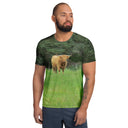 God's Creatures: Highland Cattle Athletic Tee for Men