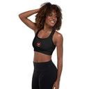Holidays: Halloween Lit Jack Padded Sports Bra - Black - Images On Me