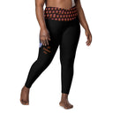 Holidays: Halloween Lady Apparition Leggings Crossover Waist with Pockets - Images On Me