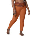 Holidays: Halloween Clergy Apparition Leggings Crossover Waist with Pockets - Images On Me