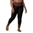 Holiday Limited: Lit Jack Halloween Leggings Crossover Waist with Pockets - Images On Me