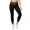 Holiday Limited: Lit Jack Halloween Leggings Crossover Waist with Pockets - Images On Me
