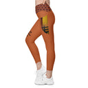 Holidays: Halloween Clergy Apparition Leggings Crossover Waist with Pockets - Images On Me