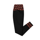 Holiday Limited: Lit Jack Halloween Leggings Crossover Waist with Pockets - Images On Me