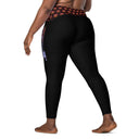Holidays: Halloween Lady Apparition Leggings Crossover Waist with Pockets - Images On Me