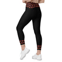 Holiday Limited: Lit Jack Halloween Leggings Crossover Waist with Pockets - Images On Me