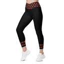 Holiday Limited: Lit Jack Halloween Leggings Crossover Waist with Pockets - Images On Me