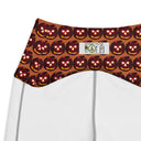 Holidays: Halloween Clergy Apparition Leggings Crossover Waist with Pockets - Images On Me