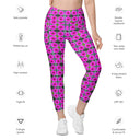 Leggings – Victoria Island Dahlia (Straight Waist with Pockets)