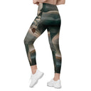 Vibe: Spiritual incense Leggings Straight Waist with Pockets