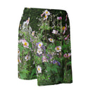 Nature: Historic Scottish Highland Castle Garden Flowers Unisex Mesh Shorts