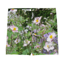 Nature: Historic Scottish Highland Castle Garden Flowers Legging Shorts