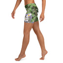 Nature: Historic Scottish Highland Castle Garden Flowers Legging Shorts