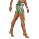 Nature: Historic Scottish Highland Castle Garden Flowers Legging Shorts