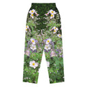 Pants – Historic Scottish Highland Castle Garden Flowers (Unisex Wide-leg Joggers)