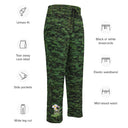 Pants – Historic Scottish Highland Castle Garden Hedge and Flowers (Unisex Wide-leg Joggers)