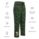Pants – Historic Scottish Highland Castle Garden Hedge and Flowers (Unisex Wide-leg Joggers)