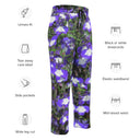 Pants – Irish Noble's Castle Lobelias (Unisex Wide-leg Joggers)