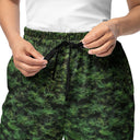 Pants – Historic Scottish Highland Castle Garden Hedge and Flowers (Unisex Wide-leg Joggers)