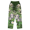 Pants – Historic Scottish Highland Castle Garden Flowers (Unisex Wide-leg Joggers)