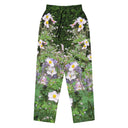 Pants – Historic Scottish Highland Castle Garden Flowers (Unisex Wide-leg Joggers)