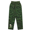 Pants – Historic Scottish Highland Castle Garden Hedge and Flowers (Unisex Wide-leg Joggers)
