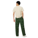 Vibe: Historic Scottish Highland Castle Hedge Unisex Wide-leg Pants