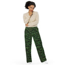 Vibe: Historic Scottish Highland Castle Hedge Unisex Wide-leg Pants