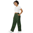 Vibe: Historic Scottish Highland Castle Hedge Unisex Wide-leg Pants