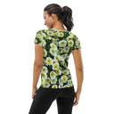 Nature: Victoria Island Petunias Athletic Tee for Women