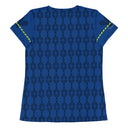 Sports Talk: Wanna Play Tennis Rackets Athletic Tee for Women (black rackets)