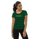 Sports Talk: Wanna Play Tennis Rackets Athletic Tee for Women (black rackets)