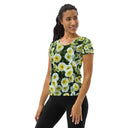 Nature: Victoria Island Petunias Athletic Tee for Women