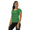 Sports Talk: Wanna Play Tennis Rackets Athletic Tee for Women (black rackets)