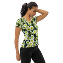 Nature: Victoria Island Petunias Athletic Tee for Women